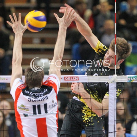  07.02.2015 RZESZOW <br />SIATKOWKA PLUS LIGA 2014/2015 MEN VOLLEYBALL POLAND POLISH PLUSLIGA LEAGUE SEASON 2014/2015<br />MECZ ASSECO RESOVIA RZESZOW - LOTOS TREFL GDANSK<br />N/Z SEBASTIAN SCHWARZ <br /> 