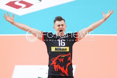  07.02.2015 RZESZOW <br />SIATKOWKA PLUS LIGA 2014/2015 MEN VOLLEYBALL POLAND POLISH PLUSLIGA LEAGUE SEASON 2014/2015<br />MECZ ASSECO RESOVIA RZESZOW - LOTOS TREFL GDANSK<br />N/Z KRZYSZTOF IGNACZAK RADOSC EMOCJE <br /> 