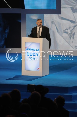  07.02.2014 WARSZAWA<br />KONWENCJA WYBORCZA ANDRZEJA DUDY<br />N/Z JANUSZ REWINSKI<br /> 