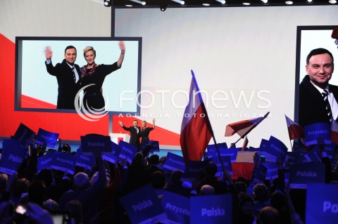  07.02.2014 WARSZAWA<br />KONWENCJA WYBORCZA ANDRZEJA DUDY<br />N/Z ANDRZEJ DUDA<br /> 