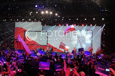  07.02.2014 WARSZAWA<br />KONWENCJA WYBORCZA ANDRZEJA DUDY<br />N/Z SCENA WIDOK<br /> 
