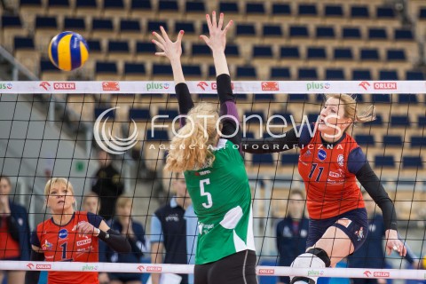  08.02.2015 LODZ SIATKOWKA ORLEN LIGA SEZON 2014/2015 VOLLEYBALL POLISH SEASON BEEF MASTER BUDOWLANI LODZ - IMPEL WROCLAW N/Z SYLWIA PYCIA  