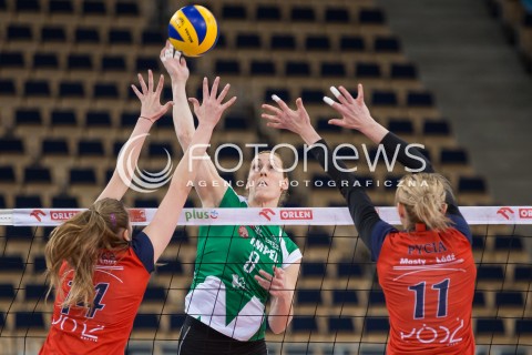  08.02.2015 LODZ SIATKOWKA ORLEN LIGA SEZON 2014/2015 VOLLEYBALL POLISH SEASON BEEF MASTER BUDOWLANI LODZ - IMPEL WROCLAW N/Z HANA CUTURA  