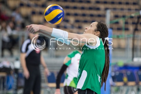  08.02.2015 LODZ SIATKOWKA ORLEN LIGA SEZON 2014/2015 VOLLEYBALL POLISH SEASON BEEF MASTER BUDOWLANI LODZ - IMPEL WROCLAW N/Z KATARZYNA MROCZKOWSKA  