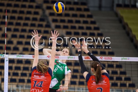  08.02.2015 LODZ SIATKOWKA ORLEN LIGA SEZON 2014/2015 VOLLEYBALL POLISH SEASON BEEF MASTER BUDOWLANI LODZ - IMPEL WROCLAW N/Z HANA CUTURA  