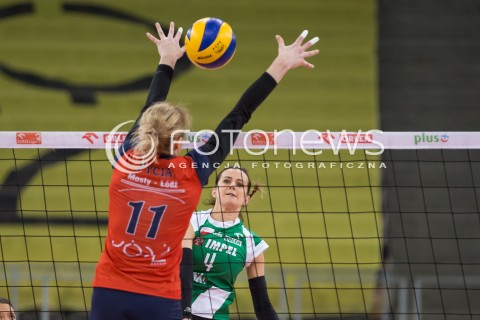  08.02.2015 LODZ SIATKOWKA ORLEN LIGA SEZON 2014/2015 VOLLEYBALL POLISH SEASON BEEF MASTER BUDOWLANI LODZ - IMPEL WROCLAW N/Z ANITA KWIATKOWSKA  