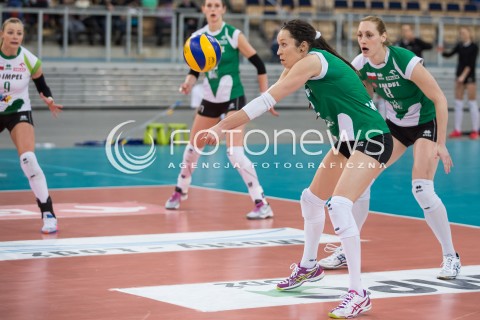  08.02.2015 LODZ SIATKOWKA ORLEN LIGA SEZON 2014/2015 VOLLEYBALL POLISH SEASON BEEF MASTER BUDOWLANI LODZ - IMPEL WROCLAW N/Z KATARZYNA MROCZKOWSKA  