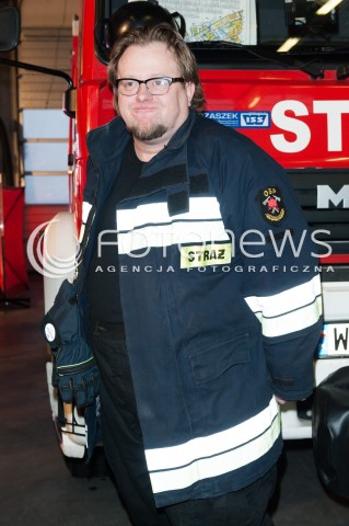  09.02.2015 WARSZAWA<br />POKAZ SERIALU STRAZACY<br />N/Z OLAF LUBASZENKO<br /> 