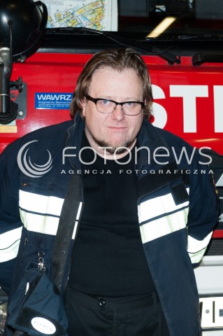  09.02.2015 WARSZAWA<br />POKAZ SERIALU STRAZACY<br />N/Z OLAF LUBASZENKO<br /> 