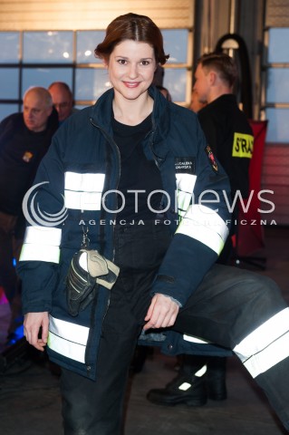  09.02.2015 WARSZAWA<br />POKAZ SERIALU STRAZACY<br />N/Z MARTA SCISLOWICZ<br /> 