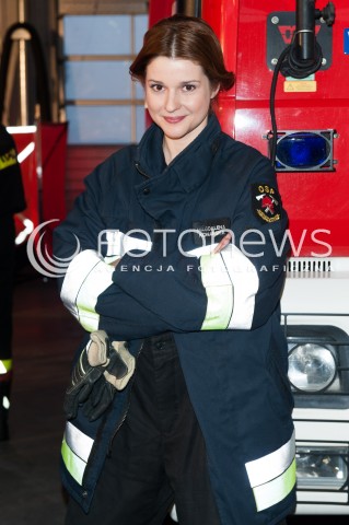  09.02.2015 WARSZAWA<br />POKAZ SERIALU STRAZACY<br />N/Z MARTA SCISLOWICZ<br /> 