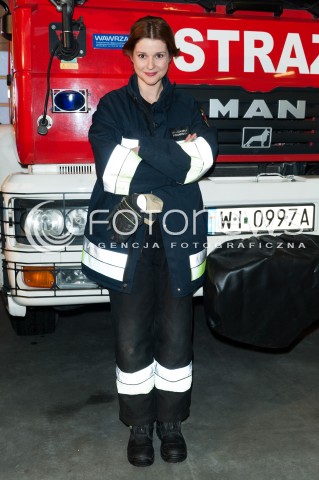  09.02.2015 WARSZAWA<br />POKAZ SERIALU STRAZACY<br />N/Z MARTA SCISLOWICZ<br /> 