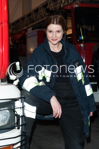 09.02.2015 WARSZAWA<br />POKAZ SERIALU STRAZACY<br />N/Z MARTA SCISLOWICZ<br /> 