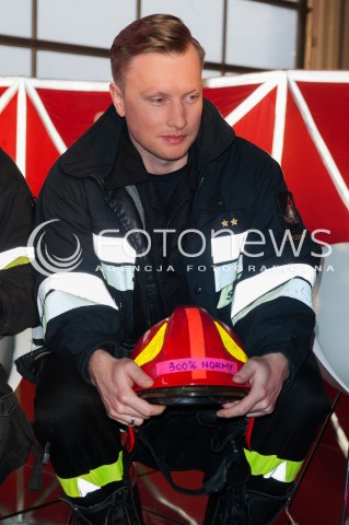 09.02.2015 WARSZAWA<br />POKAZ SERIALU STRAZACY<br />N/Z JAKUB WESOLOWSKI<br /> 