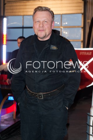  09.02.2015 WARSZAWA<br />POKAZ SERIALU STRAZACY<br />N/Z JACEK LENARTOWICZ<br /> 