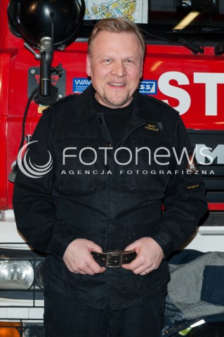  09.02.2015 WARSZAWA<br />POKAZ SERIALU STRAZACY<br />N/Z JACEK LENARTOWICZ<br /> 