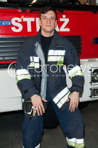  09.02.2015 WARSZAWA<br />POKAZ SERIALU STRAZACY<br />N/Z MICHAL CZERNECKI<br /> 