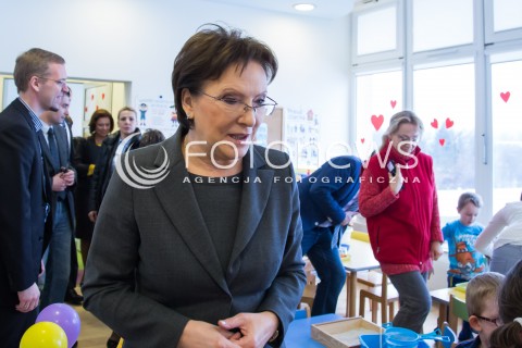  11.02.2015 LODZ<br />
WIZYTA PREMIER EWY KOPACZ W LODZI W PRZEDSZKOLU <br />
N/Z PREMIER EWA KOPACZ <br />
 