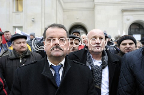 Protest rolników w Warszawie