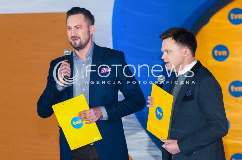 12.02.2015 WARSZAWA<br />
RAMOWKA TVN WIOSNA 2015<br />
N/Z MARCIN PROKOP KRZYSZTOF HOLOWNIA<br />
 