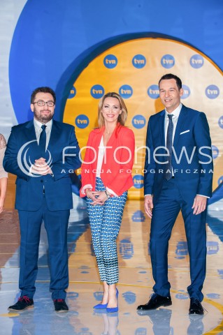  12.02.2015 WARSZAWA<br />
RAMOWKA TVN WIOSNA 2015<br />
N/Z BARTOSZ WEGLARCZYK ROBERT KANTEREIT ANNA KALCZYNSKA-MACIEJOWSKA<br />
 