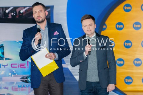  12.02.2015 WARSZAWA<br />
RAMOWKA TVN WIOSNA 2015<br />
N/Z MARCIN PROKOP KRZYSZTOF HOLOWNIA<br />
 