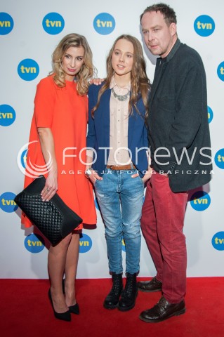  12.02.2015 WARSZAWA<br />
RAMOWKA TVN WIOSNA 2015<br />
N/Z MAGDALENA SCHEJBAL MARCIN PERCHUC MAGDALENA ZAK<br />
 