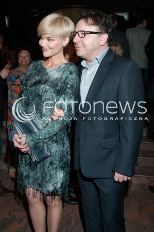  12.02.2015 WARSZAWA TEATR SYRENA<br />PREMIERA CZARODZIEJSKA GORA<br />N/Z ZBIGNIEW ZAMACHOWSKI MONIKA ZAMACHOWSKA<br /> 