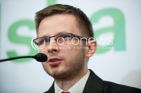 13.02.2015 WARSZAWA <br />KONFERENCJA PRASOWA ANNY GRODZKIEJ<br />N/Z ADAM OSTOLSKI<br /> 