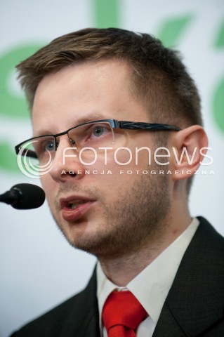  13.02.2015 WARSZAWA <br />KONFERENCJA PRASOWA ANNY GRODZKIEJ<br />N/Z ADAM OSTOLSKI<br /> 