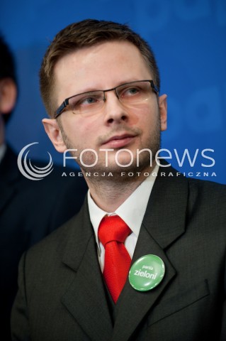  13.02.2015 WARSZAWA <br />KONFERENCJA PRASOWA ANNY GRODZKIEJ<br />N/Z ADAM OSTOLSKI<br /> 