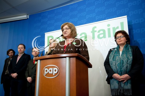  13.02.2015 WARSZAWA <br />KONFERENCJA PRASOWA ANNY GRODZKIEJ<br />N/Z ANNA GRODZKA<br /> 