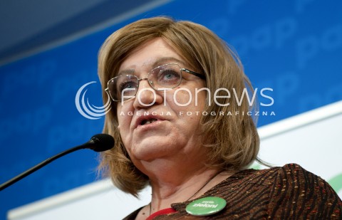  13.02.2015 WARSZAWA <br />KONFERENCJA PRASOWA ANNY GRODZKIEJ<br />N/Z ANNA GRODZKA<br /> 