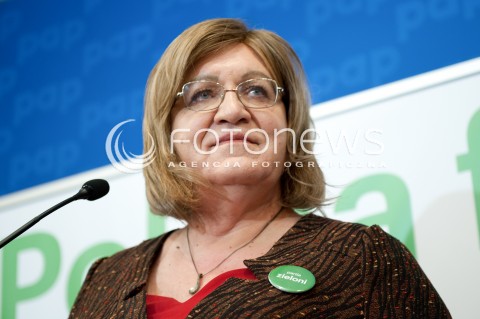  13.02.2015 WARSZAWA <br />KONFERENCJA PRASOWA ANNY GRODZKIEJ<br />N/Z ANNA GRODZKA<br /> 