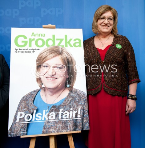  13.02.2015 WARSZAWA <br />KONFERENCJA PRASOWA ANNY GRODZKIEJ<br />N/Z ANNA GRODZKA<br /> 