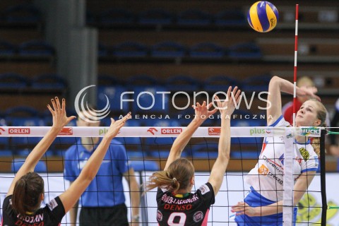  15.02.2015 RZESZOW<br />SIATKOWKA ORLEN LIGA 2014/2015 WOMEN VOLLEYBALL POLAND POLISH ORLENLIGA LEAGUE SEASON 2014/2015<br />MECZ DEVELOPRES SKYRES RZESZOW - BKS ALUPROF BIELSKO BIALA<br />N/Z EMILIA MUCHA <br /> 