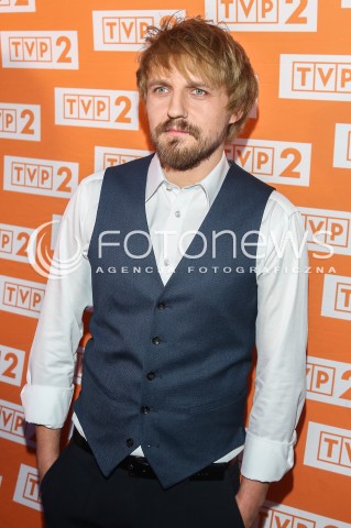  17.02.2015 WARSZAWA <br />PREZENTACJA RAMOWKI TVP2<br />N/Z PAWEL DOMAGALA<br /> 
