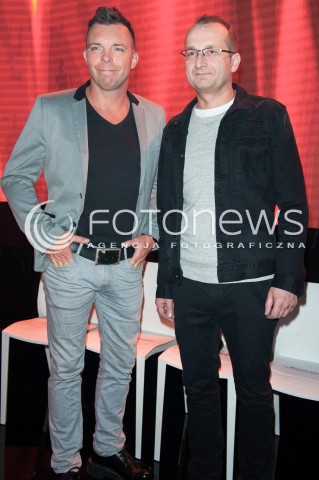  17.02.2015 WARSZAWA<br />PREZENTACJA RAMOWKI TVP2<br />N/Z MARCIN WOJCIK ROBERT GORSKI<br /> 