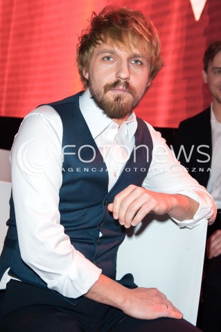  17.02.2015 WARSZAWA<br />PREZENTACJA RAMOWKI TVP2<br />N/Z PAWEL DOMAGALA<br /> 