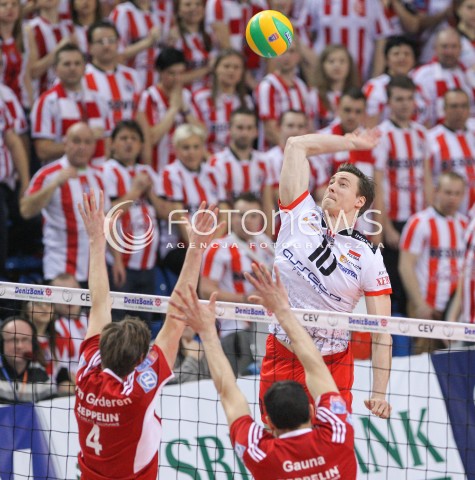  18.02.2015 RZESZOW POLAND<br />SIATKOWKA LIGA MISTRZOW MEN CEV VOLLEYBALL CHAMPIONS LEAGUE 2014/2015 <br />MATCH ASSECO RESOVIA RZESZOW - VFB FRIEDRICHSHAFEN<br />N/Z JOCHEN SCHOPS <br /> 
