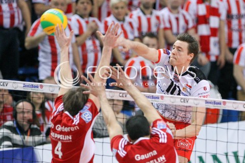  18.02.2015 RZESZOW POLAND<br />SIATKOWKA LIGA MISTRZOW MEN CEV VOLLEYBALL CHAMPIONS LEAGUE 2014/2015 <br />MATCH ASSECO RESOVIA RZESZOW - VFB FRIEDRICHSHAFEN<br />N/Z JOCHEN SCHOPS <br /> 