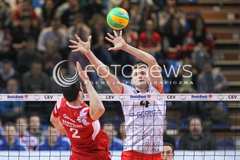  18.02.2015 RZESZOW POLAND<br />SIATKOWKA LIGA MISTRZOW MEN CEV VOLLEYBALL CHAMPIONS LEAGUE 2014/2015 <br />MATCH ASSECO RESOVIA RZESZOW - VFB FRIEDRICHSHAFEN<br />N/Z PIOTR NOWAKOWSKI <br /> 