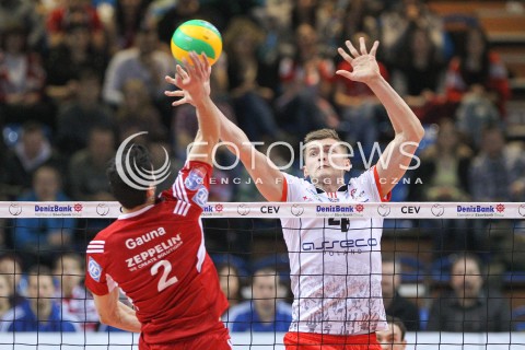  18.02.2015 RZESZOW POLAND<br />SIATKOWKA LIGA MISTRZOW MEN CEV VOLLEYBALL CHAMPIONS LEAGUE 2014/2015 <br />MATCH ASSECO RESOVIA RZESZOW - VFB FRIEDRICHSHAFEN<br />N/Z PIOTR NOWAKOWSKI <br /> 