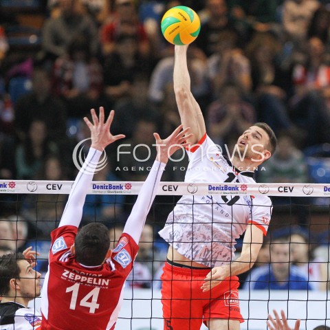  18.02.2015 RZESZOW POLAND<br />SIATKOWKA LIGA MISTRZOW MEN CEV VOLLEYBALL CHAMPIONS LEAGUE 2014/2015 <br />MATCH ASSECO RESOVIA RZESZOW - VFB FRIEDRICHSHAFEN<br />N/Z RUSSELL HOLMES <br /> 