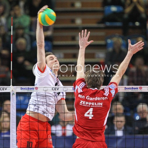  18.02.2015 RZESZOW POLAND<br />SIATKOWKA LIGA MISTRZOW MEN CEV VOLLEYBALL CHAMPIONS LEAGUE 2014/2015 <br />MATCH ASSECO RESOVIA RZESZOW - VFB FRIEDRICHSHAFEN<br />N/Z JOCHEN SCHOPS <br /> 
