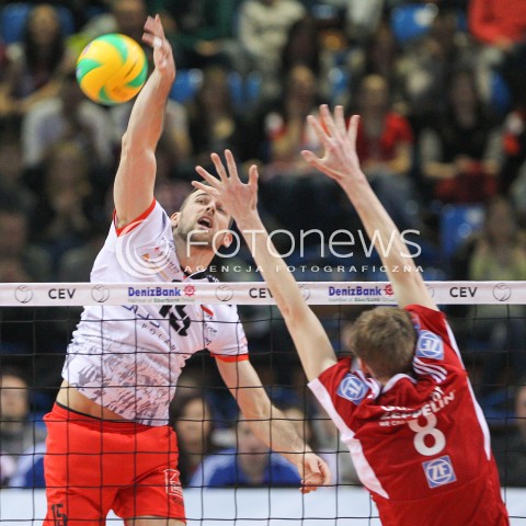  18.02.2015 RZESZOW POLAND<br />SIATKOWKA LIGA MISTRZOW MEN CEV VOLLEYBALL CHAMPIONS LEAGUE 2014/2015 <br />MATCH ASSECO RESOVIA RZESZOW - VFB FRIEDRICHSHAFEN<br />N/Z RUSSELL HOLMES <br /> 