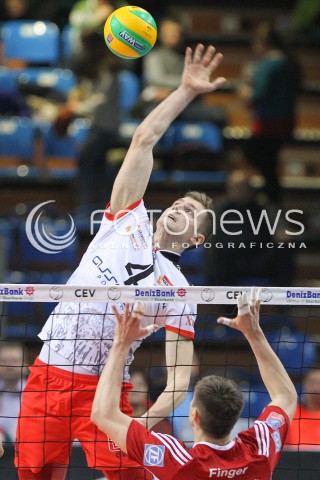  18.02.2015 RZESZOW POLAND<br />SIATKOWKA LIGA MISTRZOW MEN CEV VOLLEYBALL CHAMPIONS LEAGUE 2014/2015 <br />MATCH ASSECO RESOVIA RZESZOW - VFB FRIEDRICHSHAFEN<br />N/Z PIOTR NOWAKOWSKI <br /> 