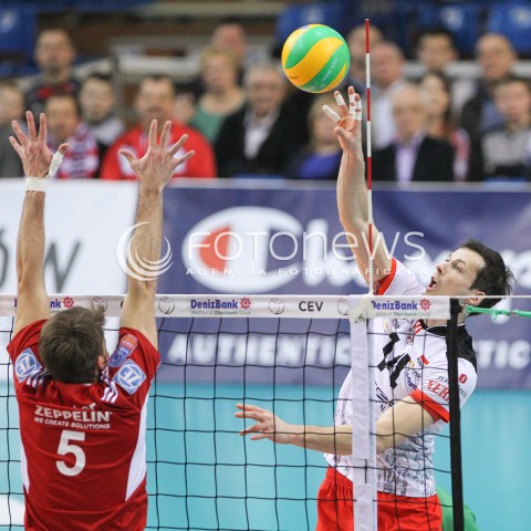  18.02.2015 RZESZOW POLAND<br />SIATKOWKA LIGA MISTRZOW MEN CEV VOLLEYBALL CHAMPIONS LEAGUE 2014/2015 <br />MATCH ASSECO RESOVIA RZESZOW - VFB FRIEDRICHSHAFEN<br />N/Z RAFAL BUSZEK <br /> 