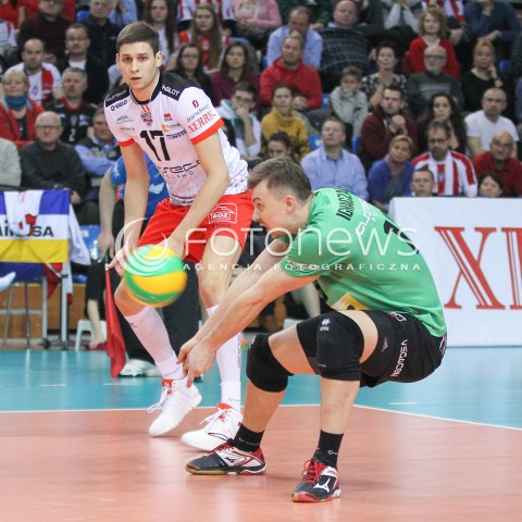  18.02.2015 RZESZOW POLAND<br />SIATKOWKA LIGA MISTRZOW MEN CEV VOLLEYBALL CHAMPIONS LEAGUE 2014/2015 <br />MATCH ASSECO RESOVIA RZESZOW - VFB FRIEDRICHSHAFEN<br />N/Z KRZYSZTOF IGNACZAK NIKOLAY PENCZEV ( PENCHEV ) <br /> 