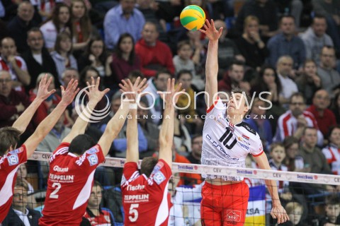 18.02.2015 RZESZOW POLAND<br />SIATKOWKA LIGA MISTRZOW MEN CEV VOLLEYBALL CHAMPIONS LEAGUE 2014/2015 <br />MATCH ASSECO RESOVIA RZESZOW - VFB FRIEDRICHSHAFEN<br />N/Z JOCHEN SCHOPS <br /> 